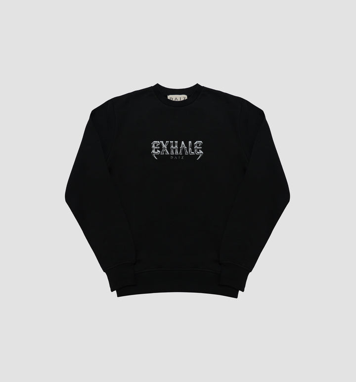 EXHALE SWEATER BLACK